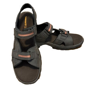 TIMBERLAND water sandals, size 12, Velcro straps, brown, in very good condition